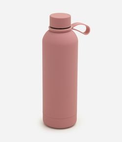 Garrafa Térmica em Metal com Textura Emborrachada 500ml