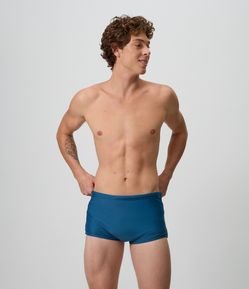 Sunga Boxer em Microfibra com Detalhe Contrastante