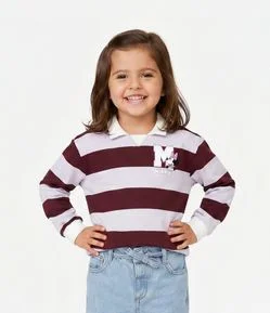 Calça Jeans Mom com Amarração Infantil - Tam 1 a 6 Anos