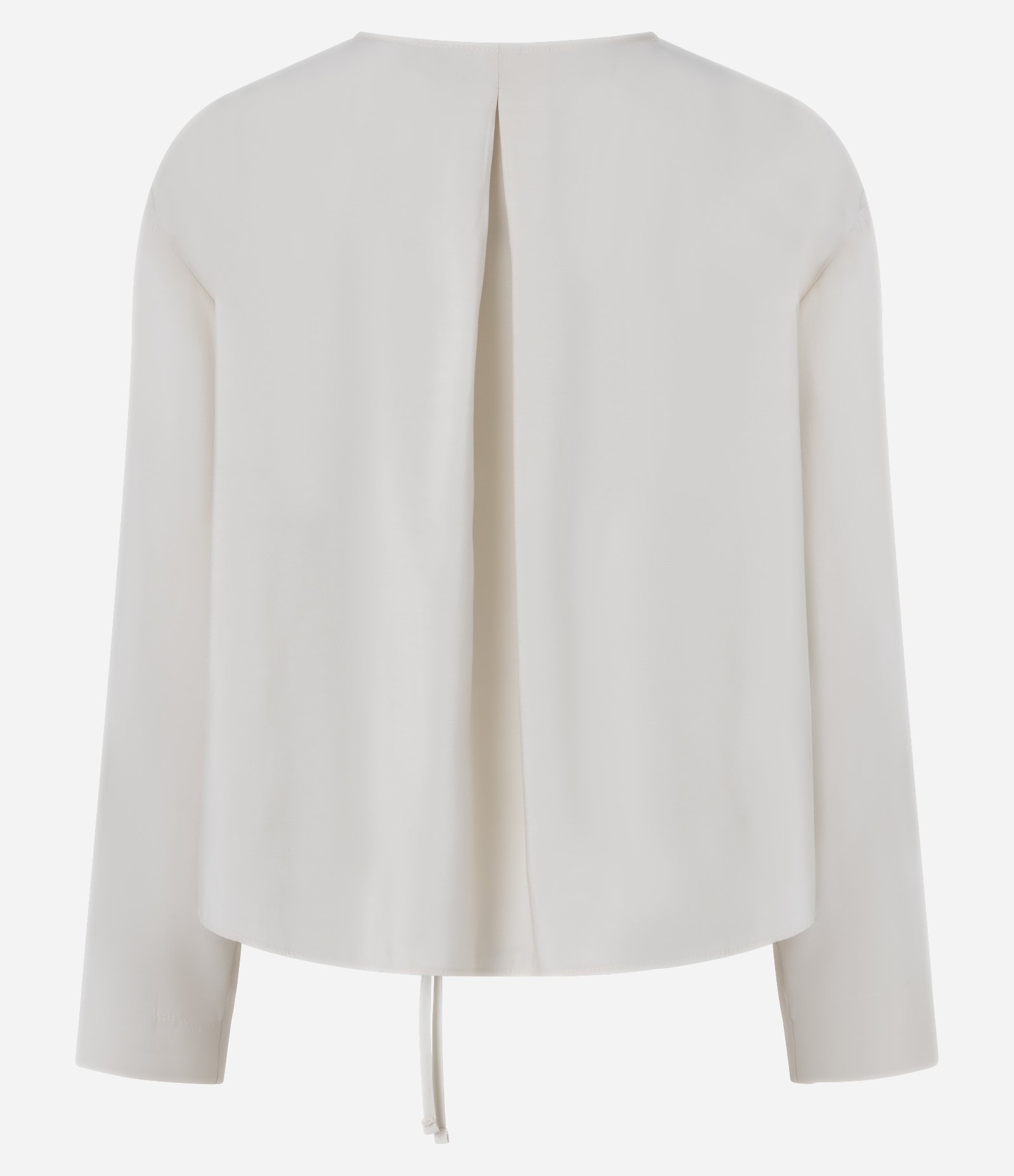 Camisa em Viscose com Fechamento Lateral Bege 6