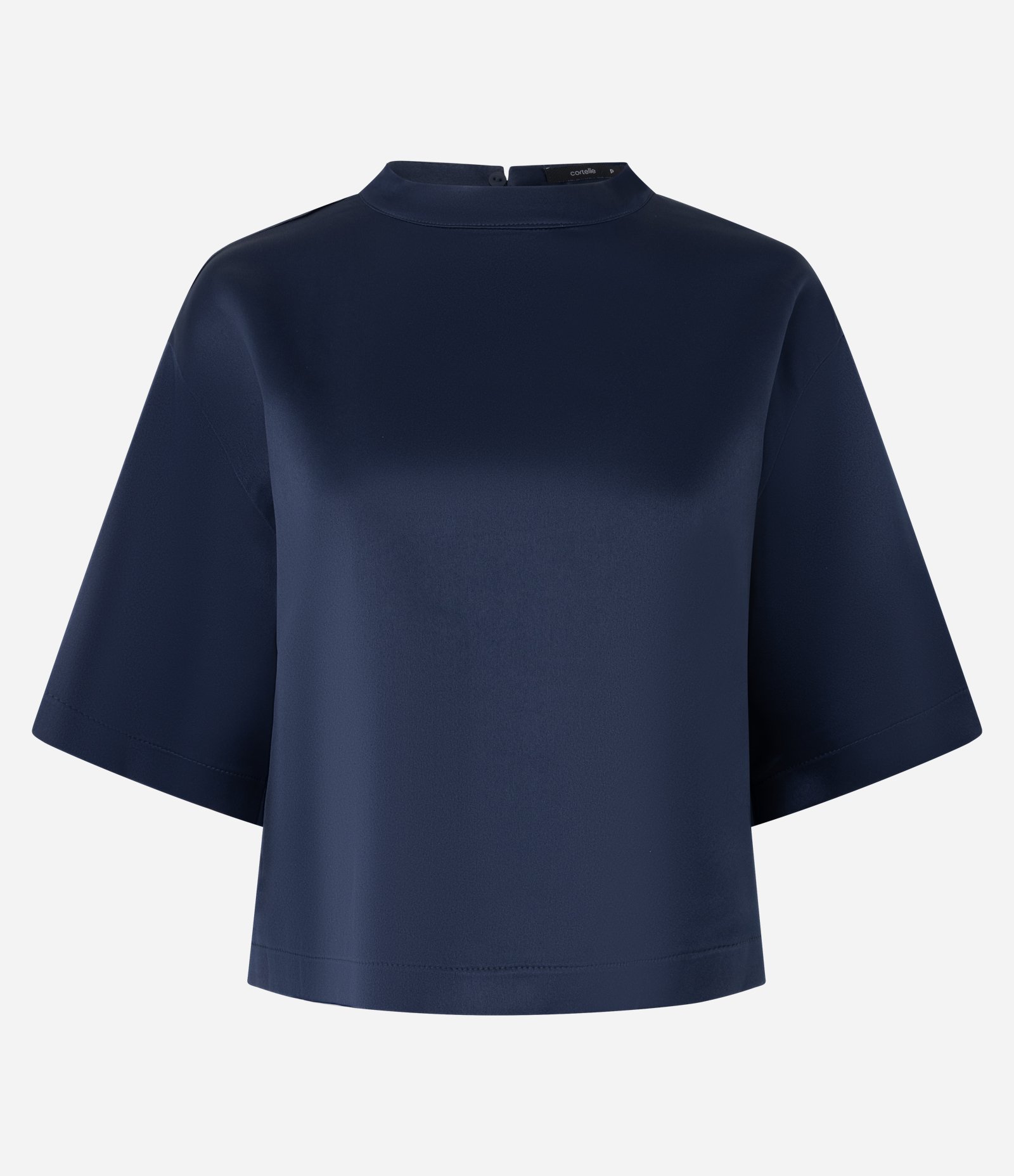 Blusa Acetinada com Mangas Amplas Multicores 1