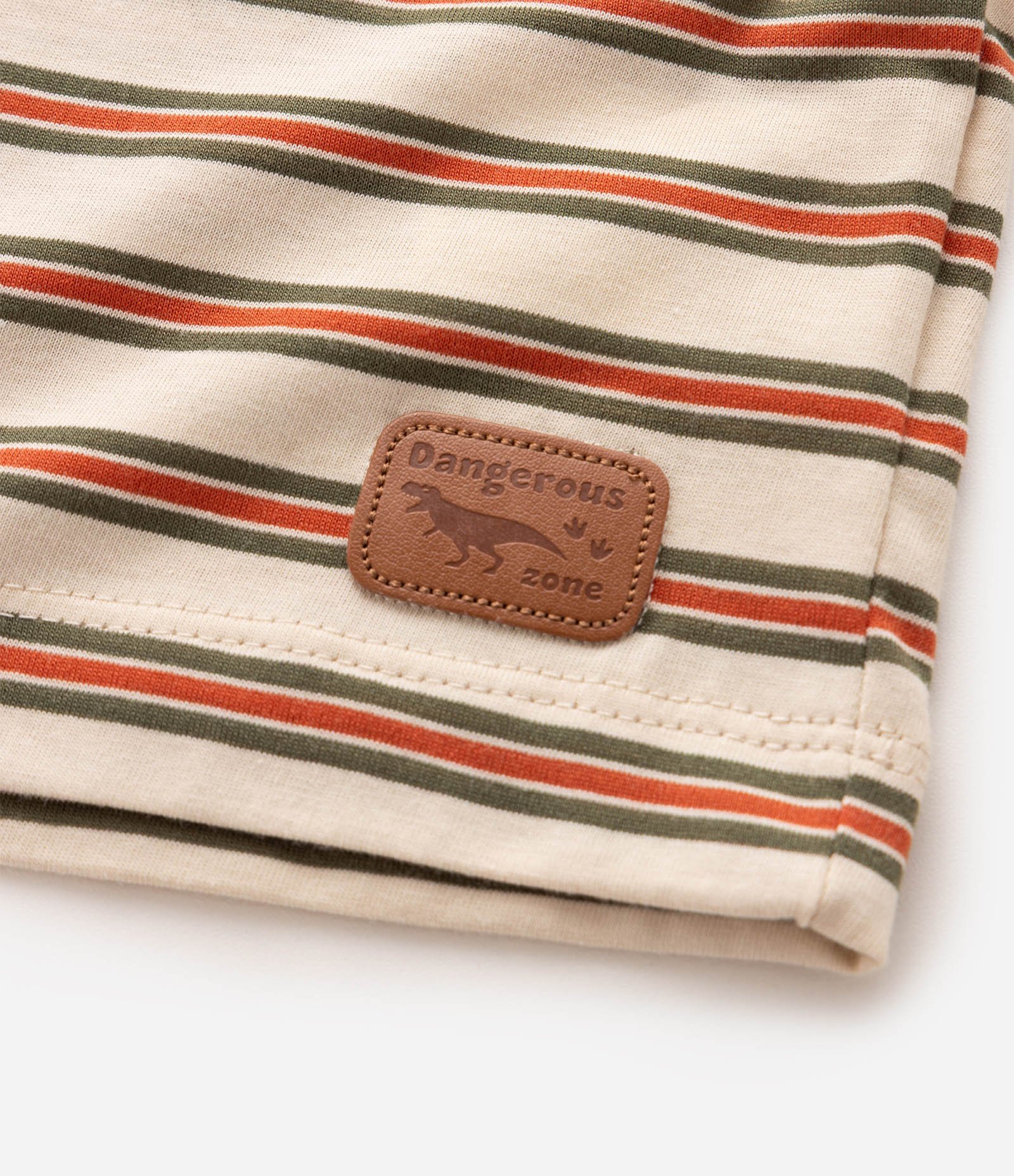 Camiseta Infantil Em Algodão Listradinha - Tam 1 a 6 Anos Multicores 5
