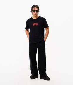 Calça Moletom Wide Leg
