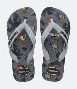 Chinelo Top Havaianas Infantil Minecraft - Tam 23 ao 36