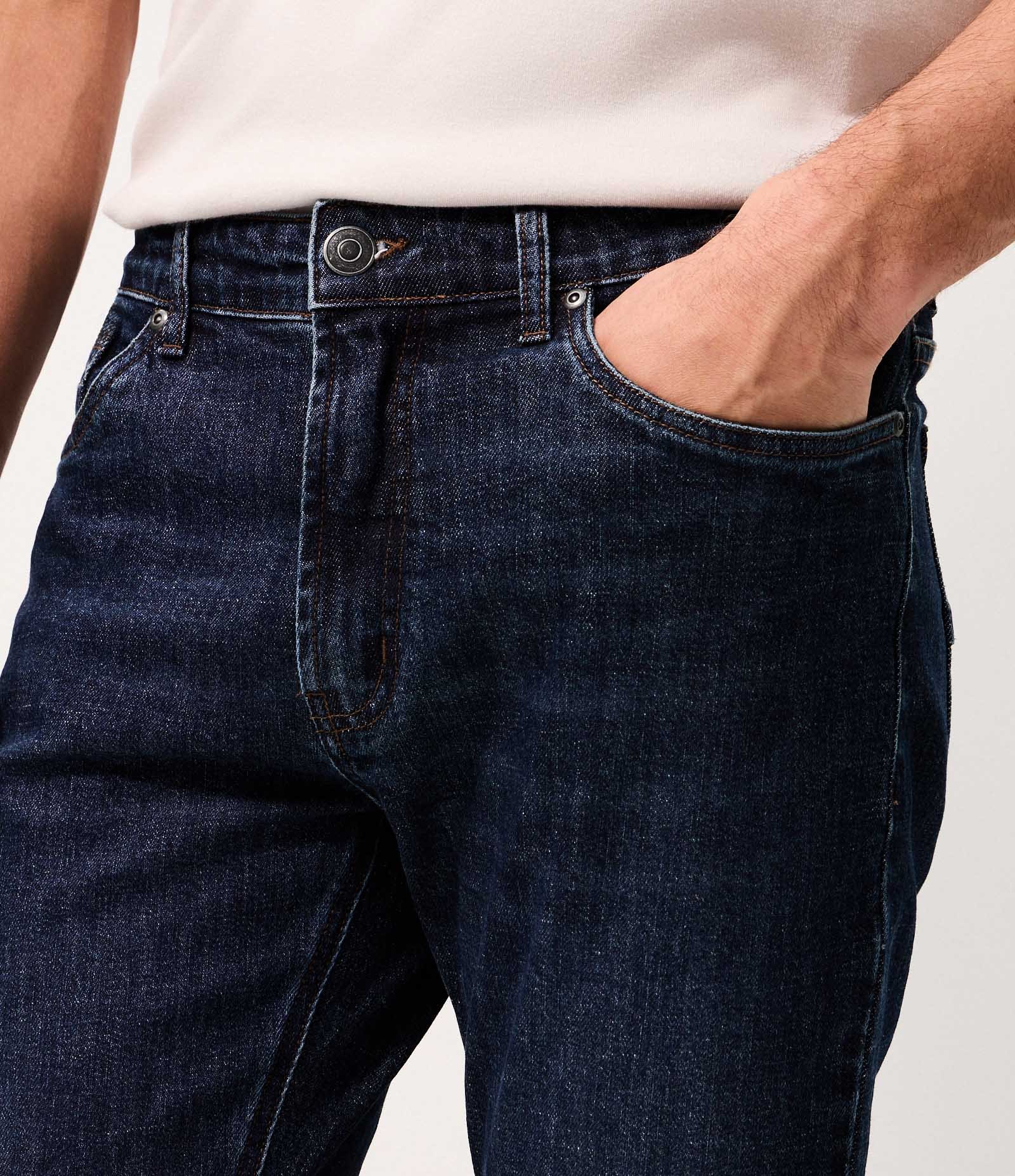 Calça Jeans Slim Azul 4