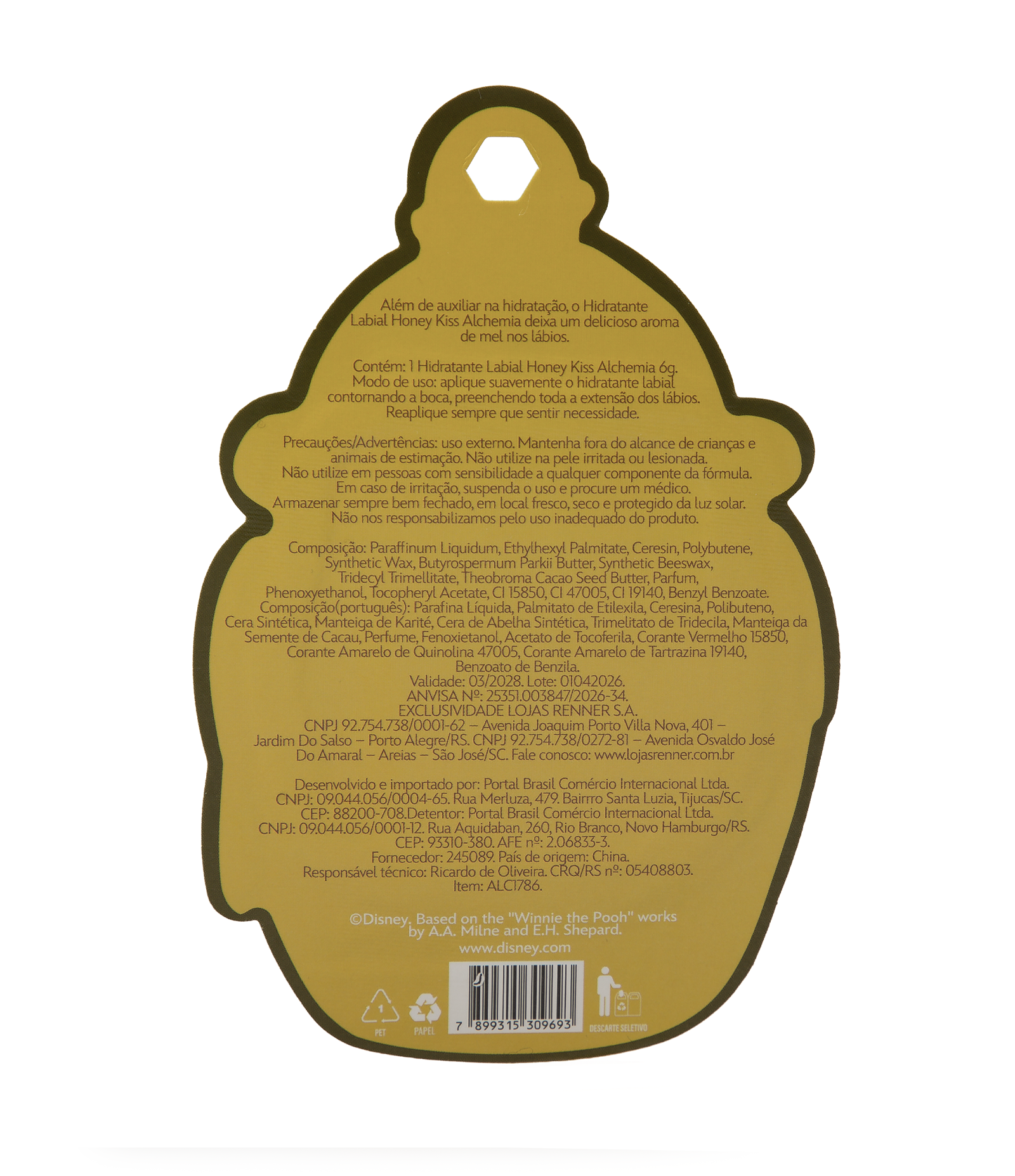 Lip Balm Honey Winnie the Pooh U 2