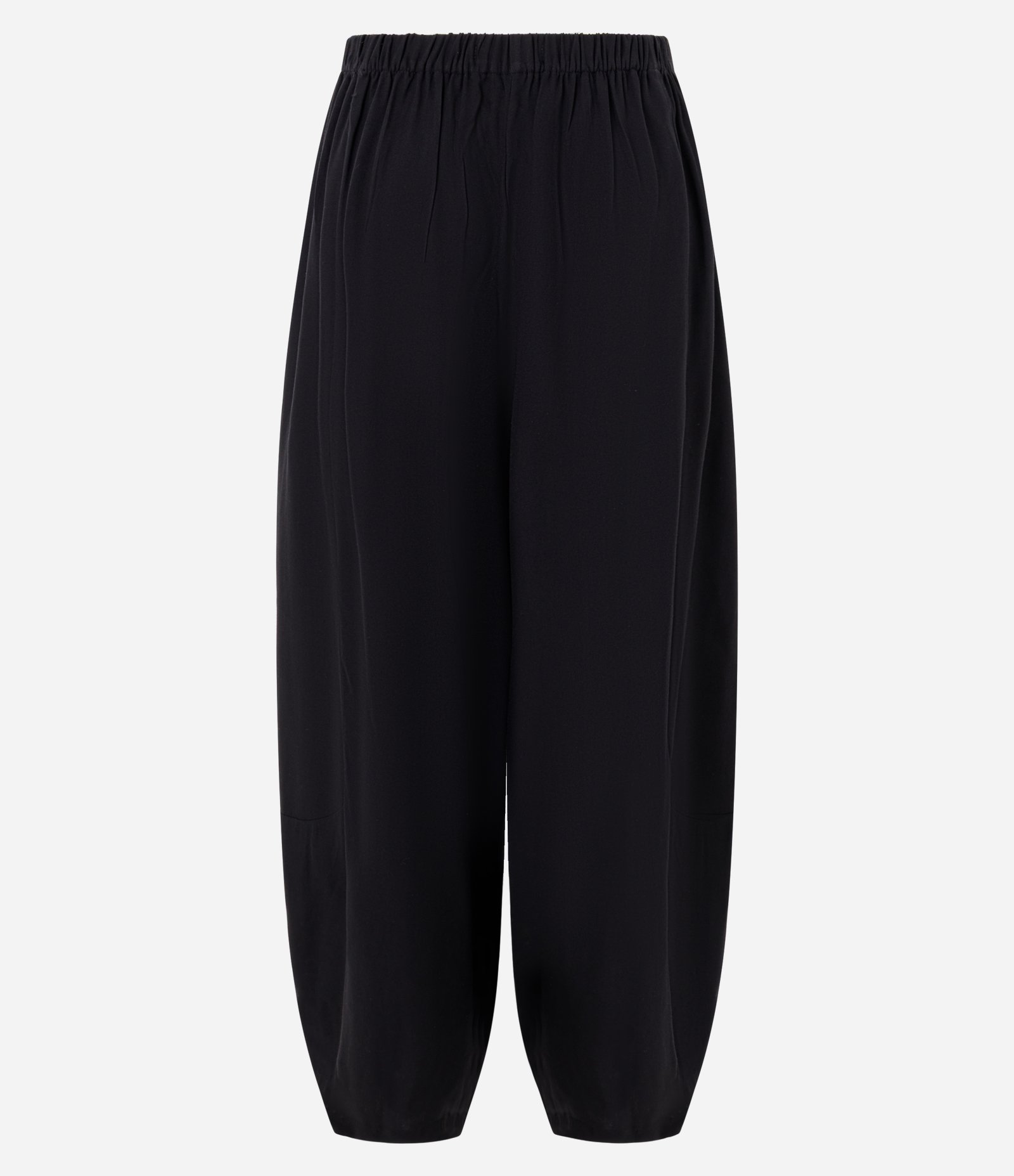 Calça Aladim em Viscose com Cós Elástico Preto 6