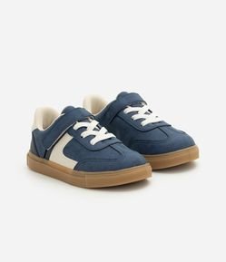 Tênis Infantil Em PU Sola Comfy Cadarço e velcro - Tam 20 ao 27