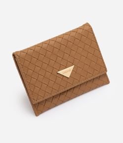 Carteira Envelope Pequena em PU Texturizado