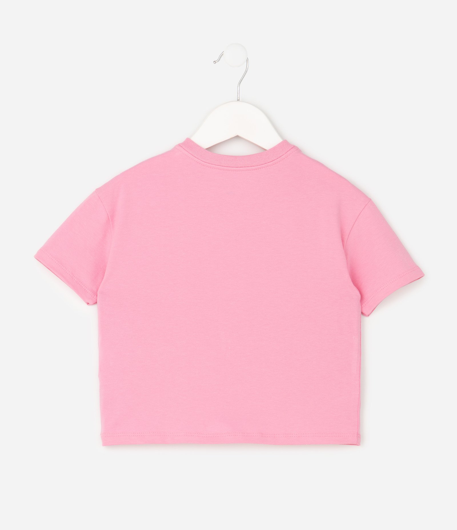 Blusa Comfort Infantil com Bordado de Frutinhas – Tam 1 a 6 Anos Rosa Claro 3