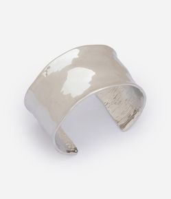 Bracelete Bold com Efeito Martelado