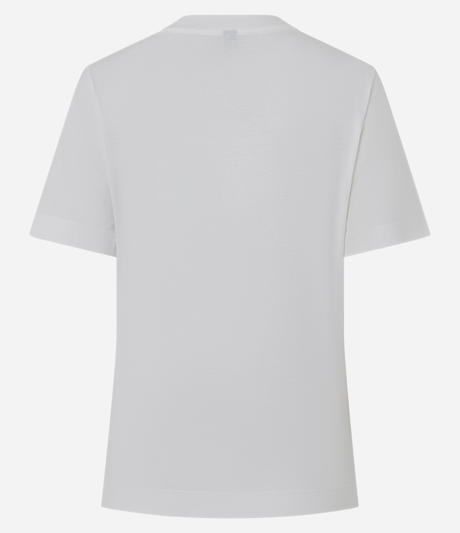 Camiseta em Algodão com Sobreposição Cropped de Alcinha em Renda Branco 7