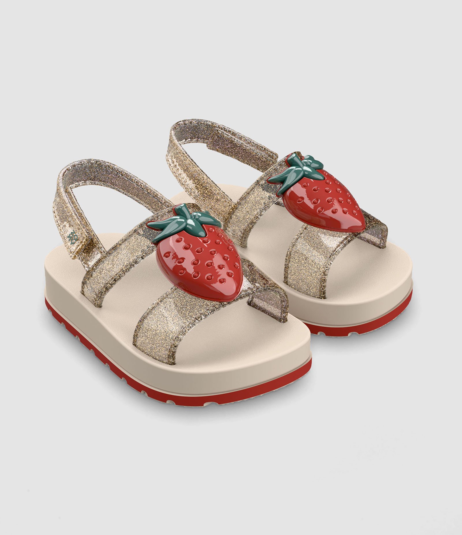 Sandália Infantil Zaxy Nina Morango Fruta  - Tam 17 ao 27 Off White 1