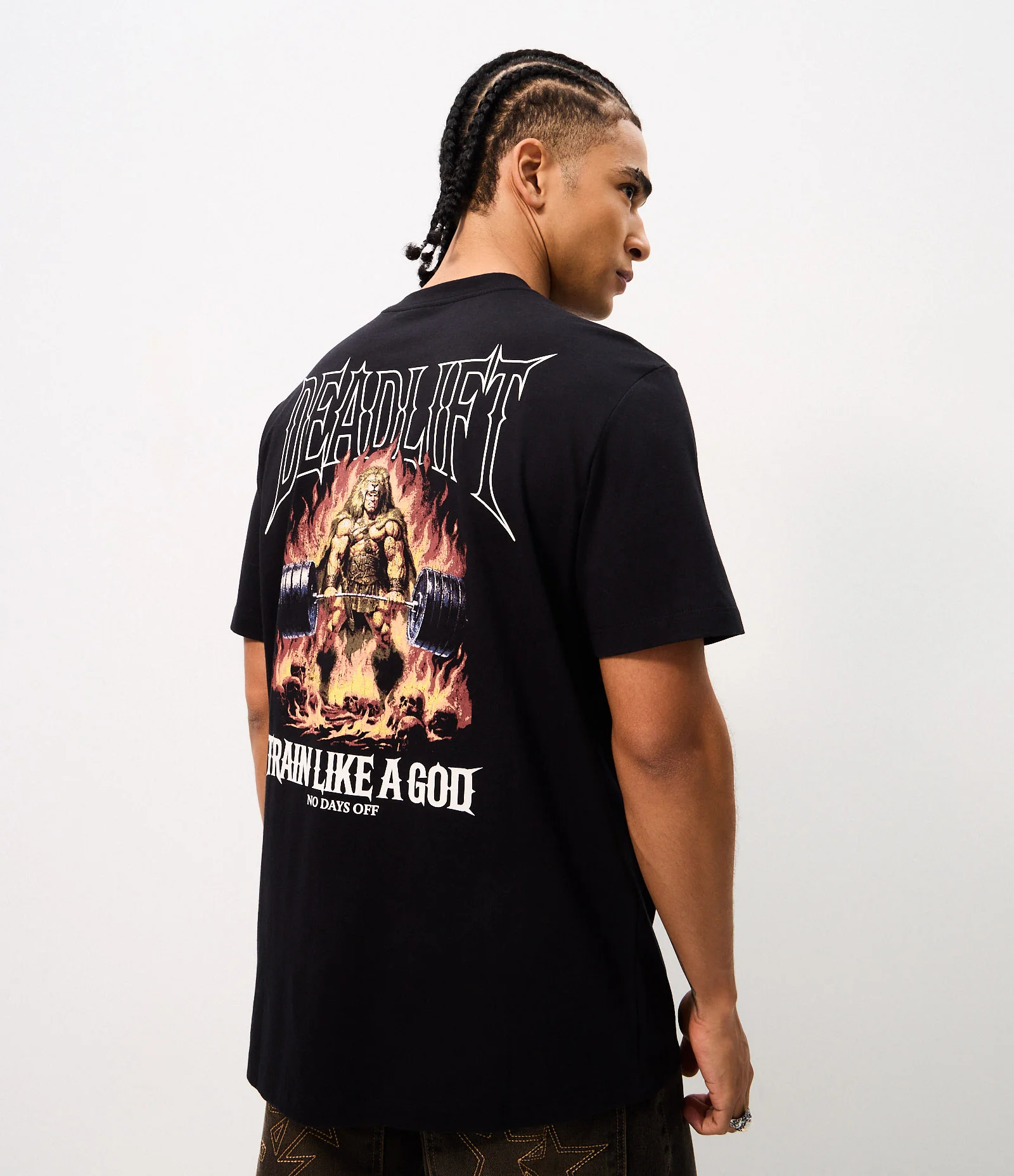Camiseta Comfort em Algodão Son Of Zeus Preto 1