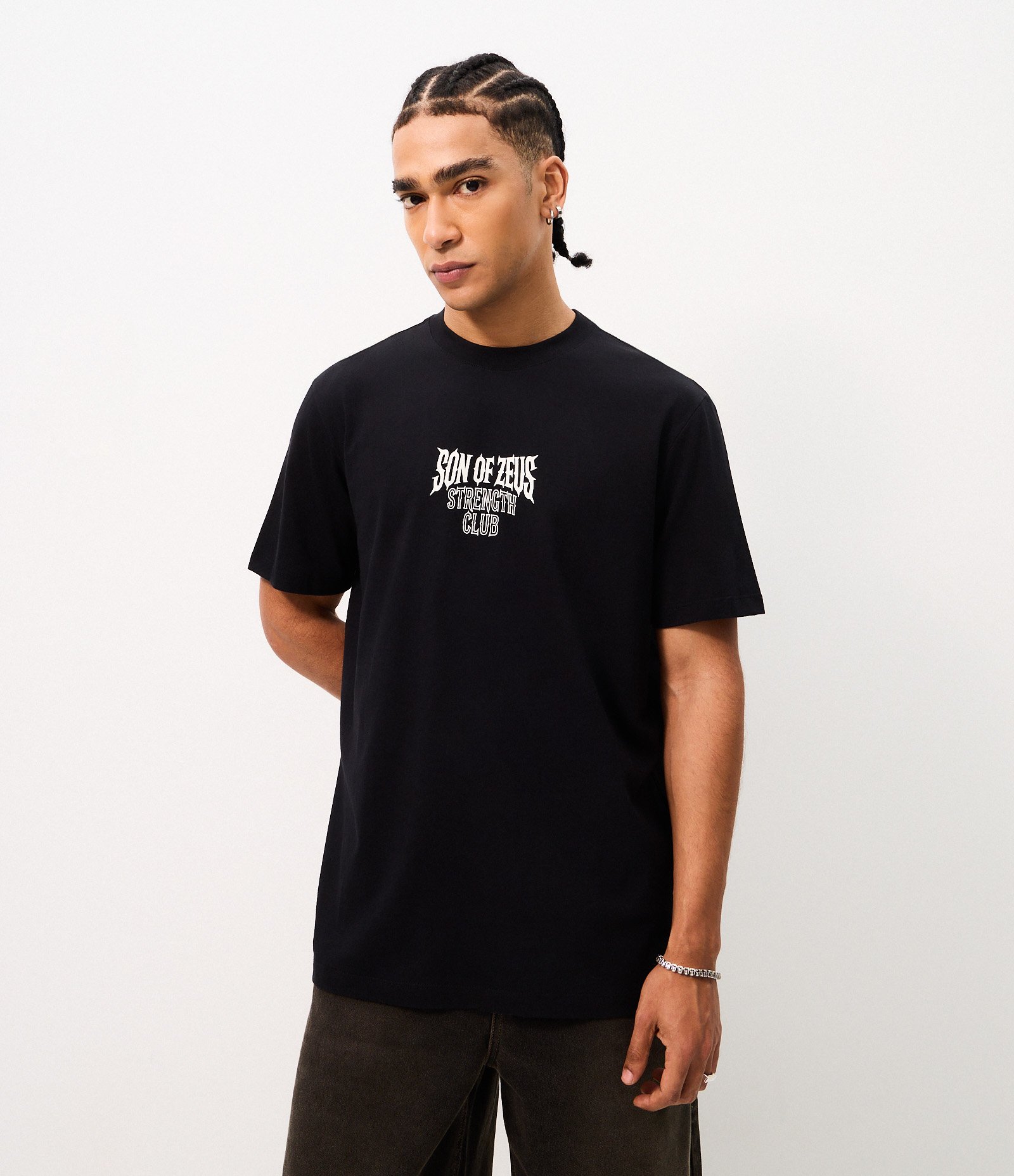 Camiseta Comfort em Algodão Son Of Zeus Preto 4