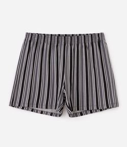 Cueca Samba Canção em Algodão Listrada