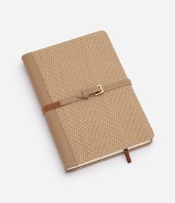 Caderno com Fechamento por Faixa e Fivela Decorativa