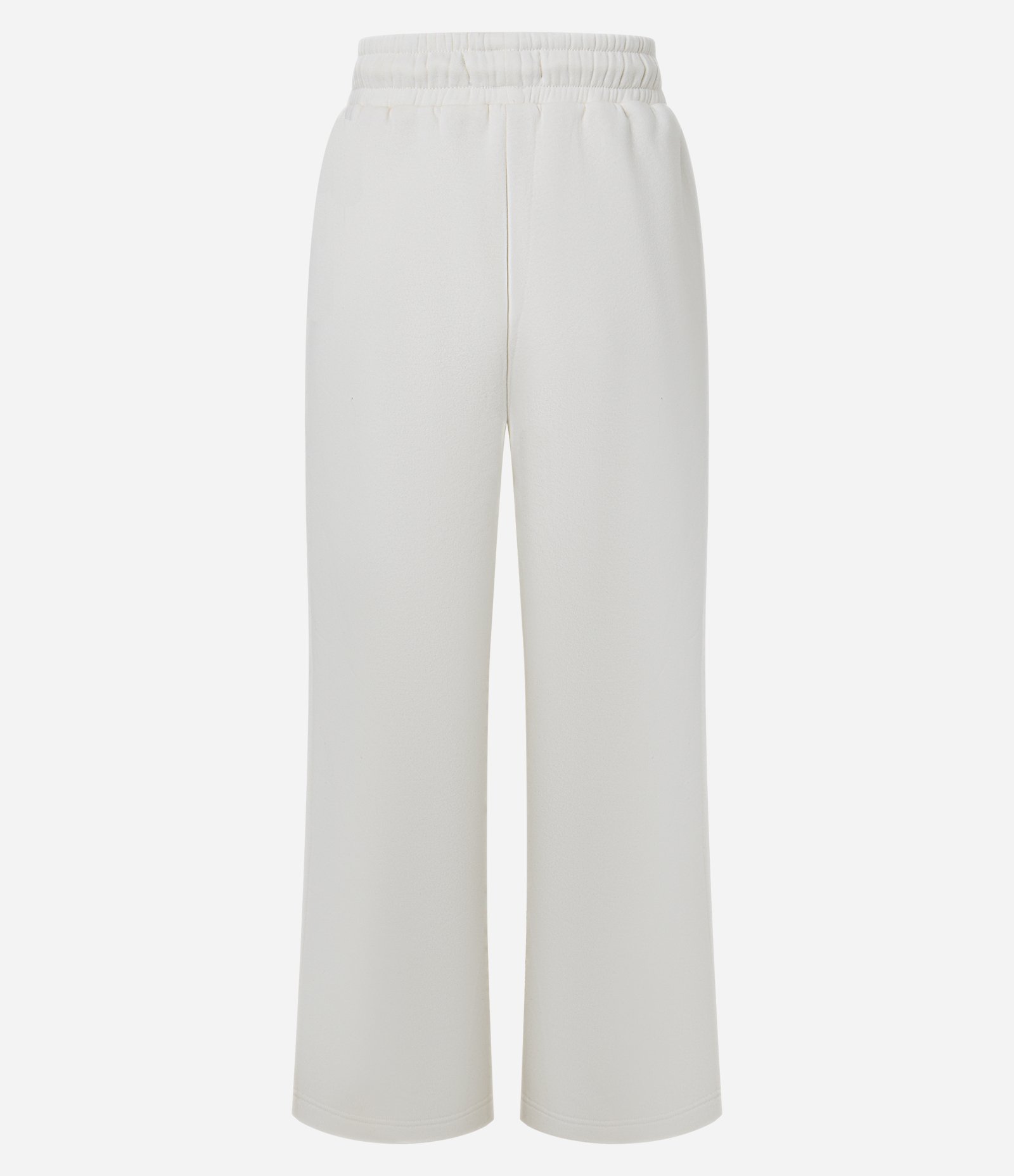 Calça Reta em Moletom com Felpa e Cós Ajustável Off White 3