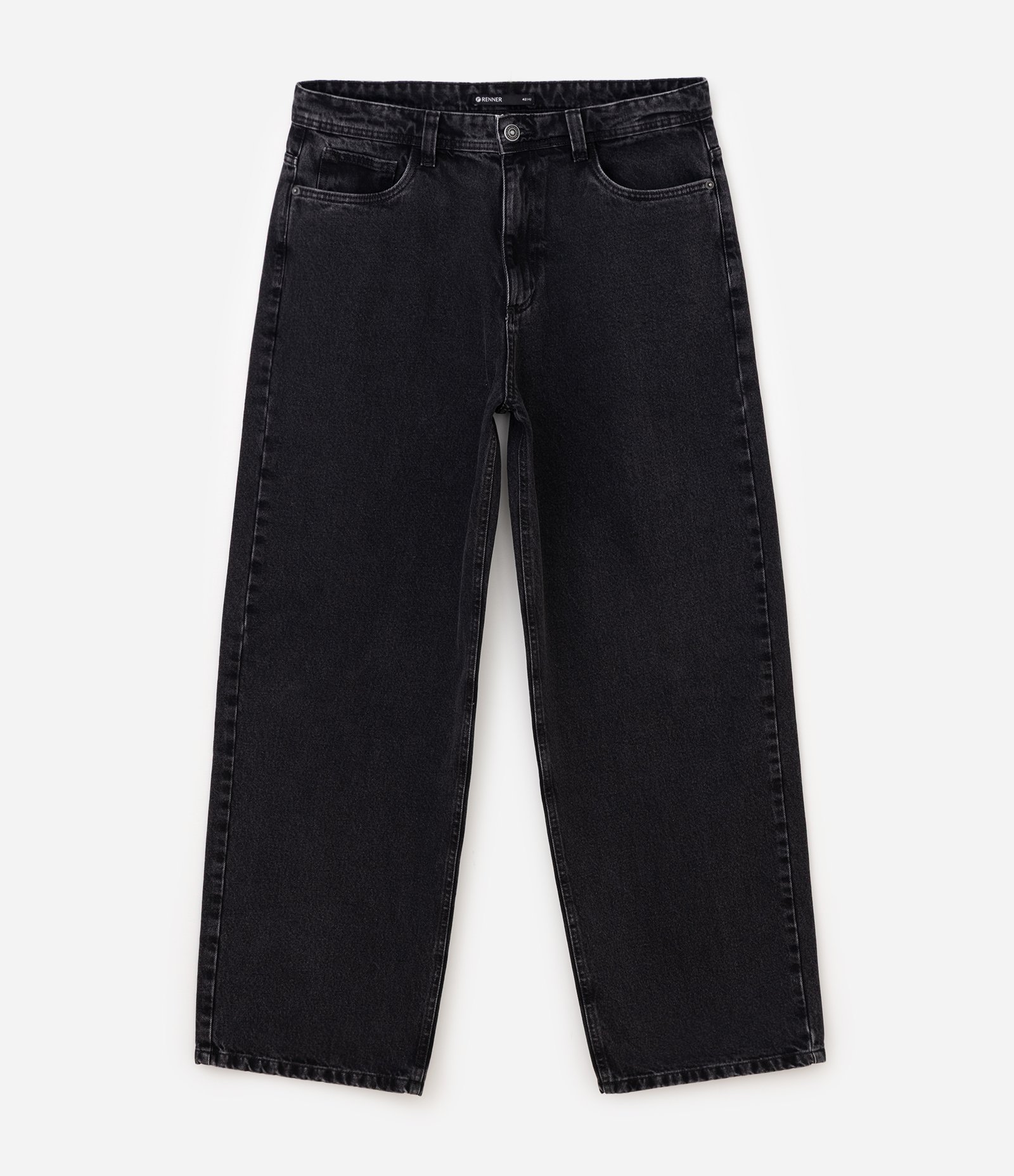 Calça Jeans Super Baggy Preto 1