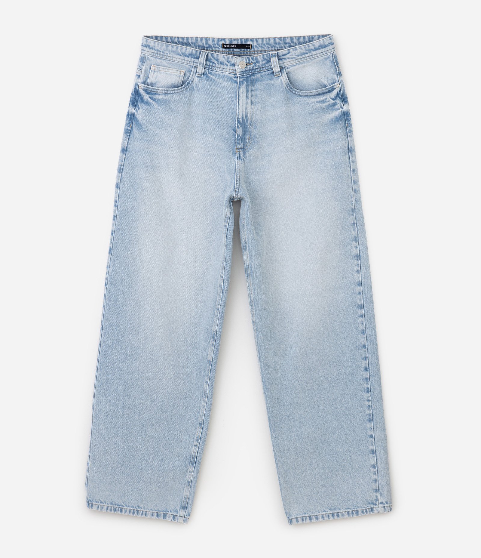 Calça Jeans Super Baggy Azul 5