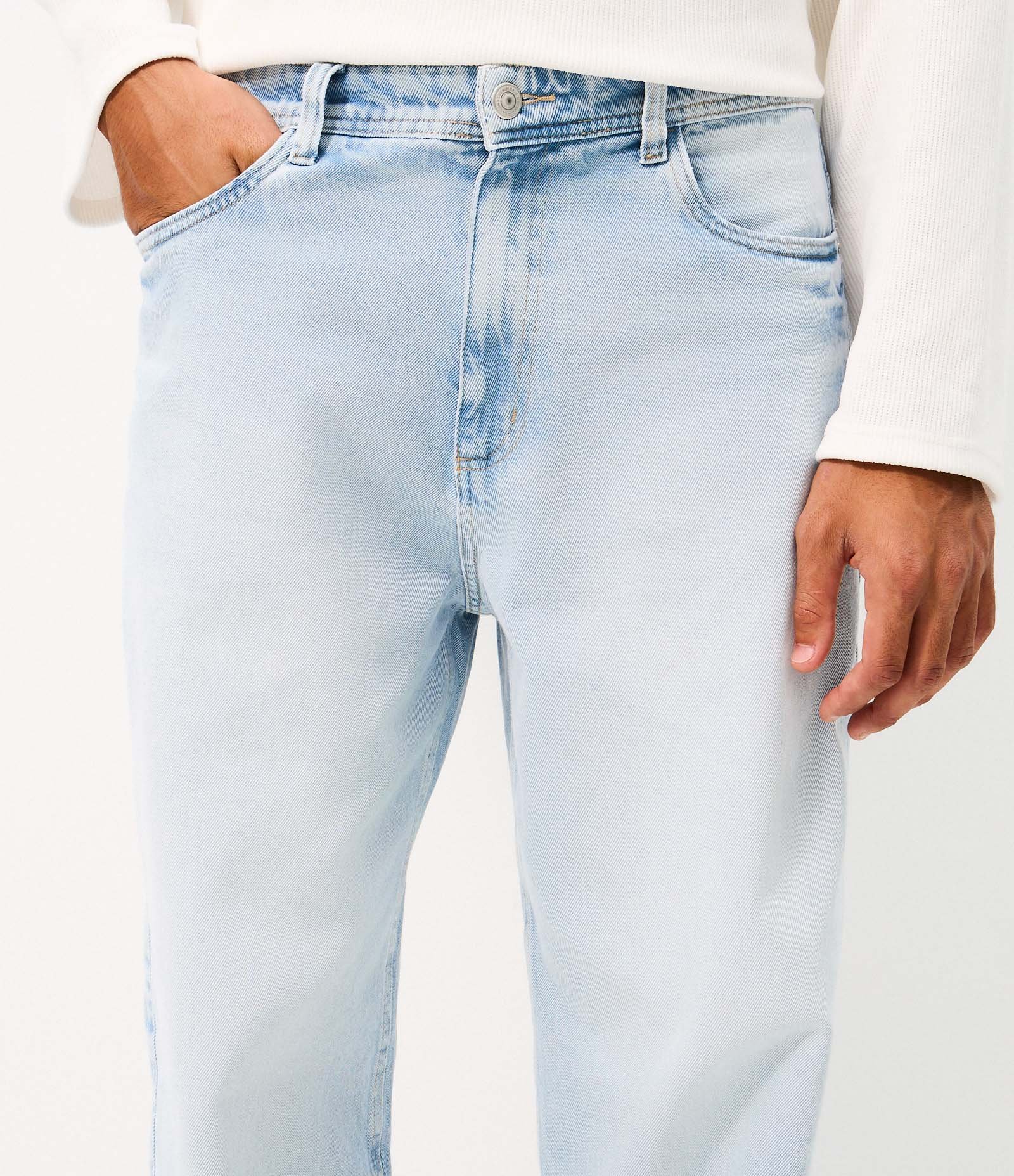Calça Jeans Super Baggy Azul 4