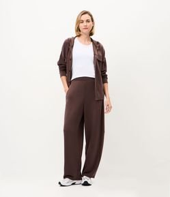 Calça Balloon Esportiva em Modal com Elástico no Cós