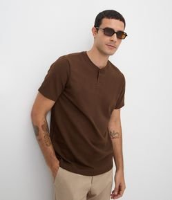 Camiseta Gola Padre Manga Curta
