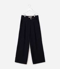 Calça Wide Alfaiataria com Cinto - Tam 5 a 16 Anos