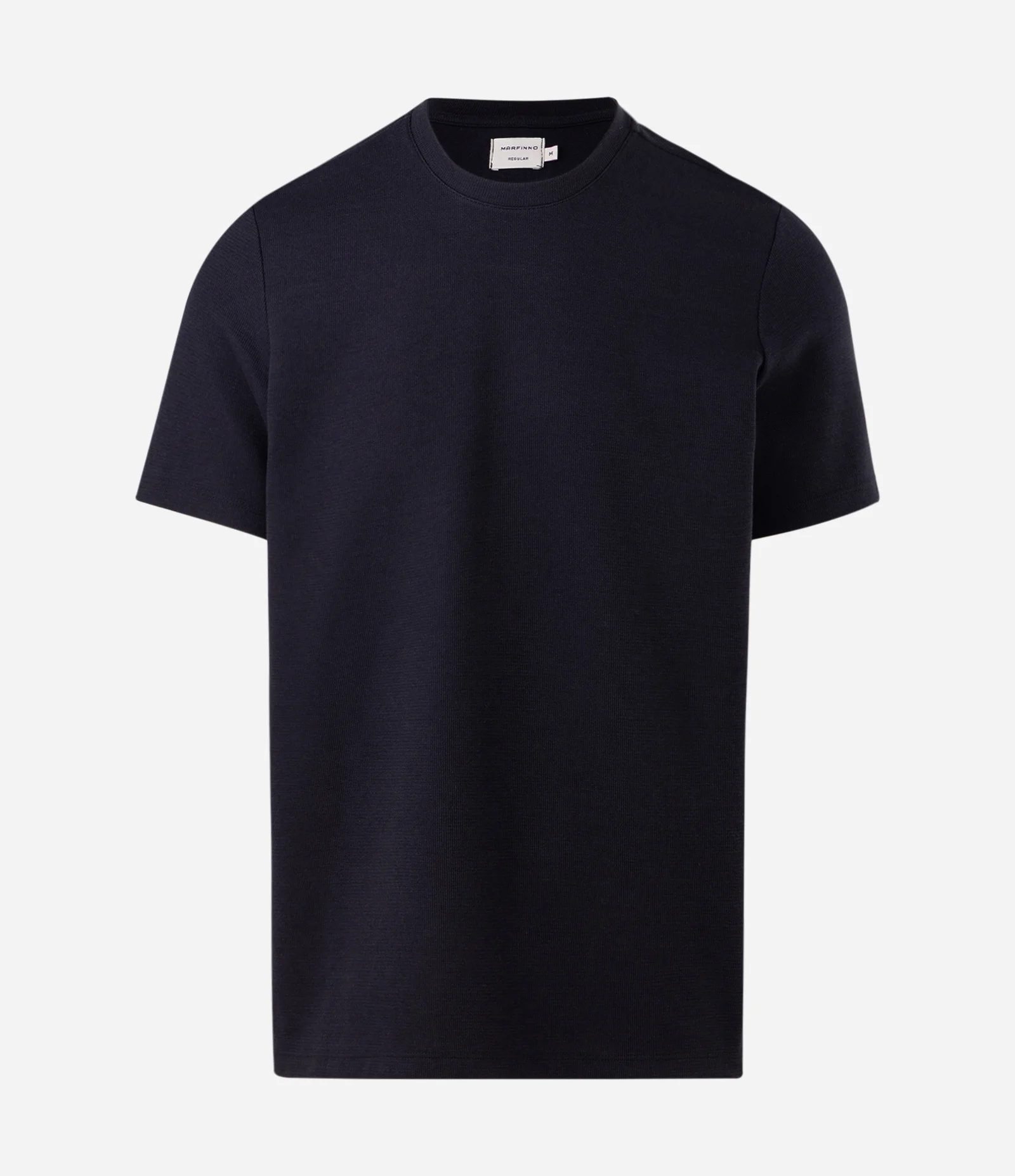 Camiseta de Algodão com Recortes Aplicados Preto 5