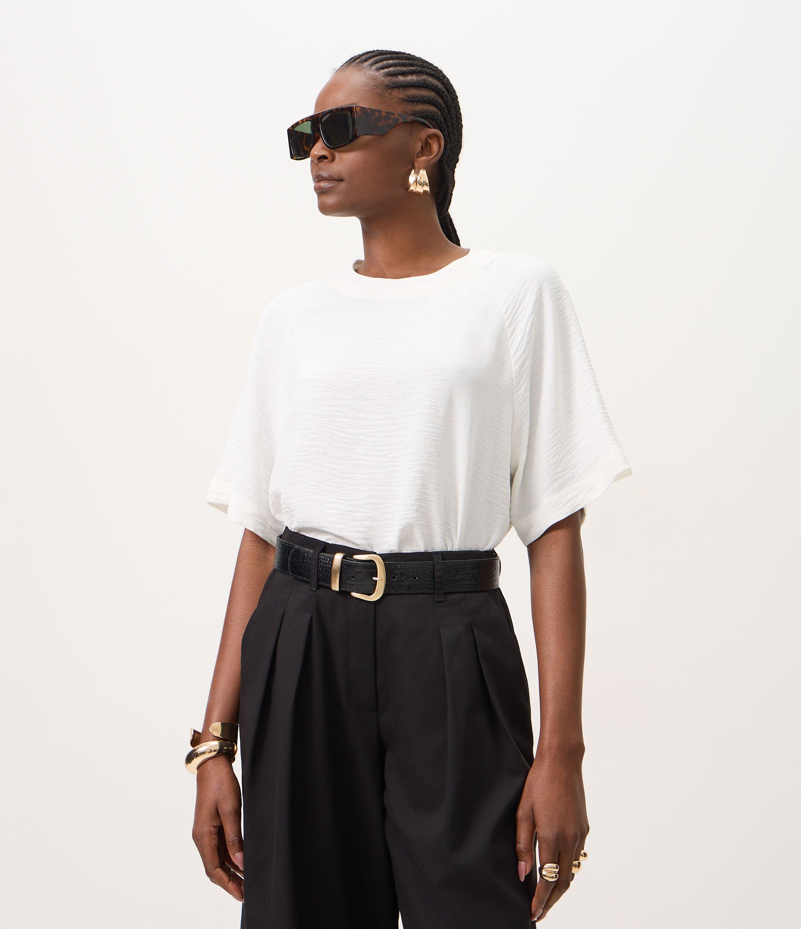 Blusa Airflow com Cava Deslocada Branco 1