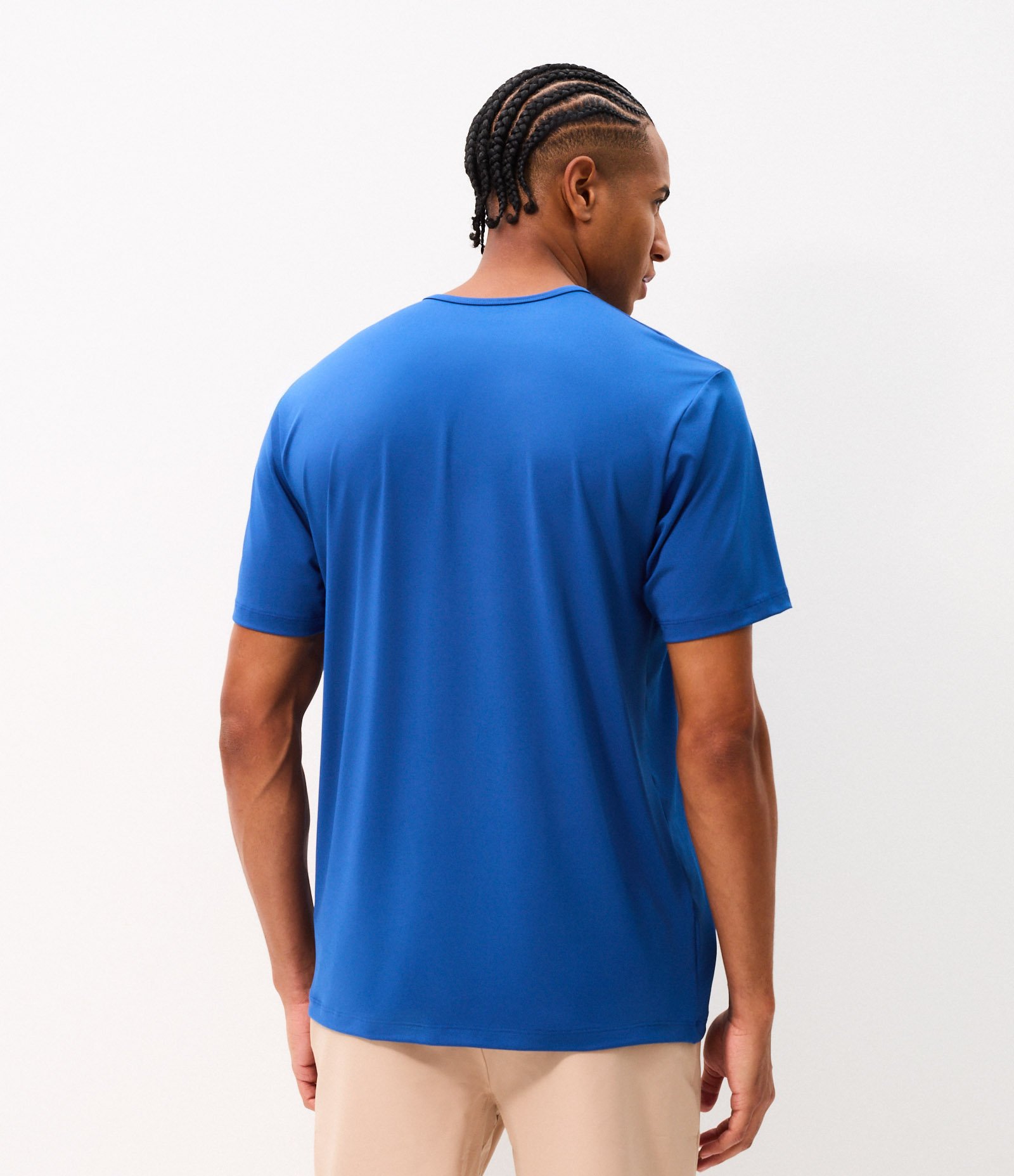 Camiseta Dry Esportiva com Lettering Heritage Azul 3