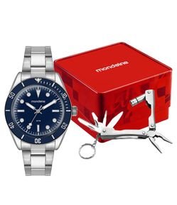 Relógio Analógico Mondaine em Aço 33038G0MVNE2KB