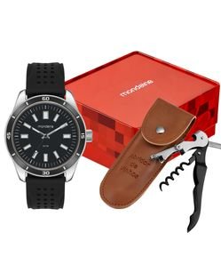 Relógio Analógico Mondaine em PU 99929G0MVNI3KB