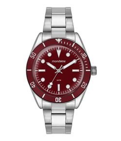 Relógio Analógico Mondaine em Aço 33038G0MVNE3