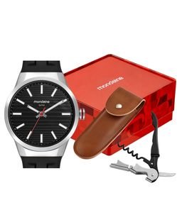 Relógio Analógico Mondaine em Silicone 33042G0MVNI2KB  