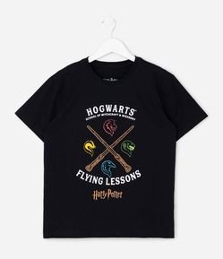 Camiseta em Algodão Harry Potter Flying Lessons - Tam 5 a 14 Anos