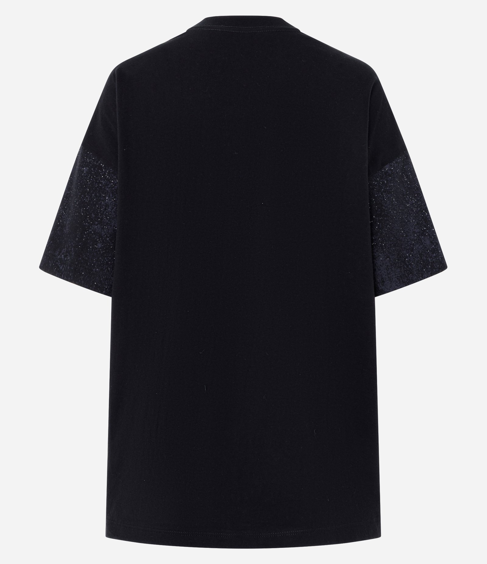 Camiseta em Algodão com Estampa de Unicórnio com Strass Preto 6