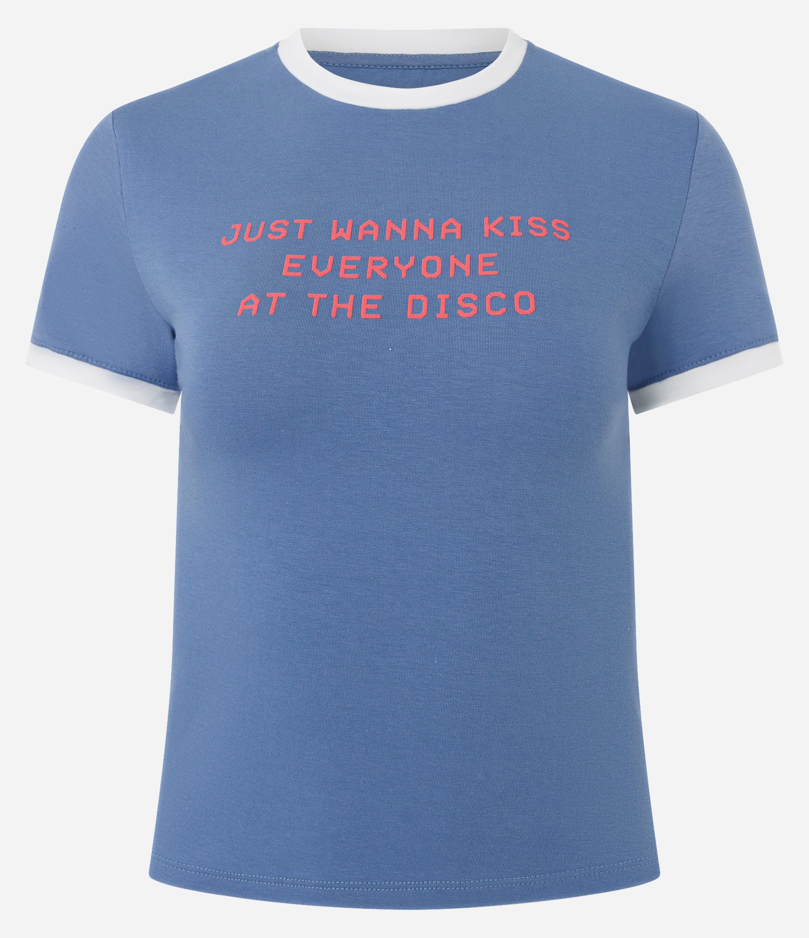 Camiseta com Estampa Lettering Harry Styles em Algodão Azul 5