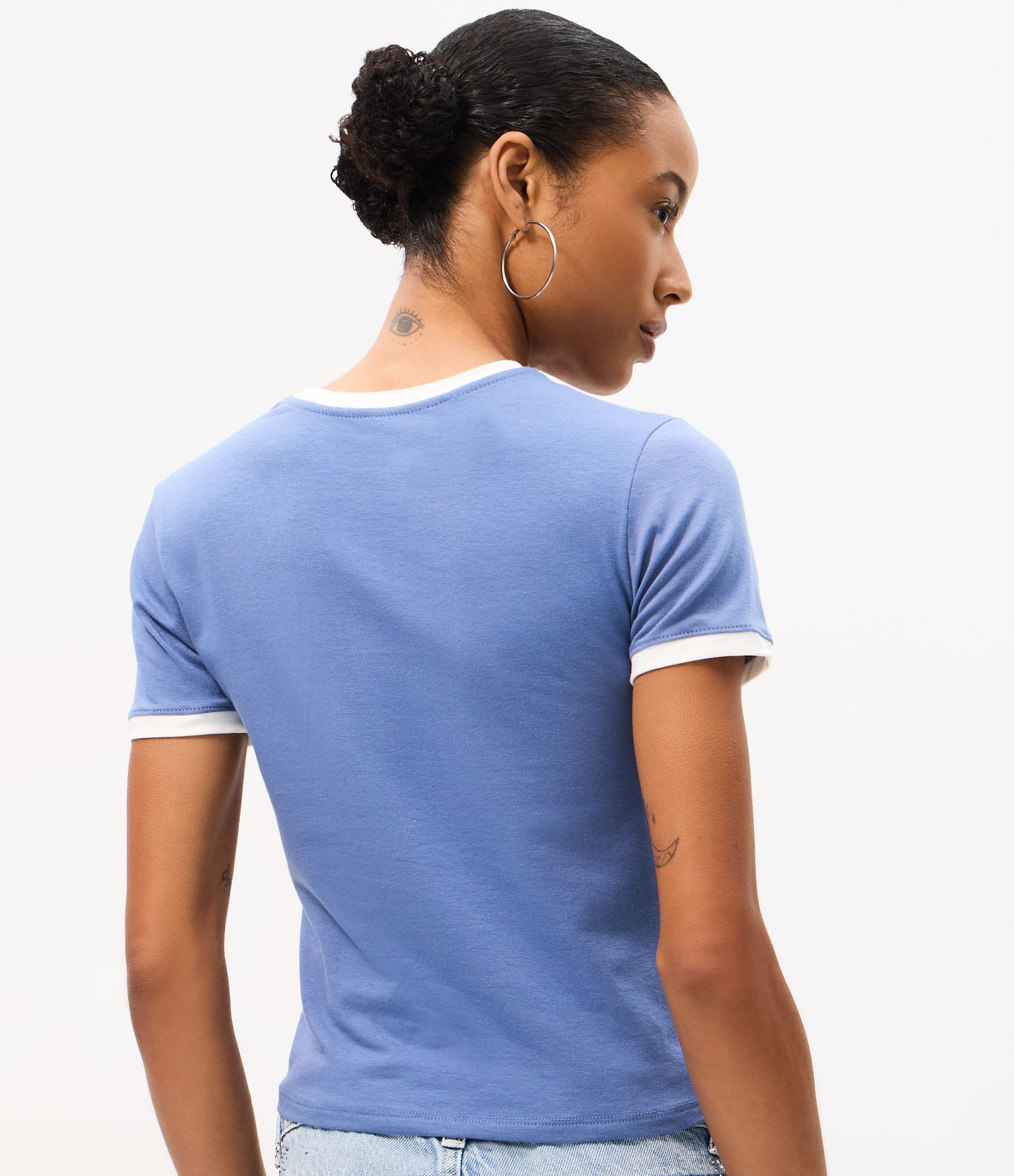 Camiseta com Estampa Lettering Harry Styles em Algodão Azul 4