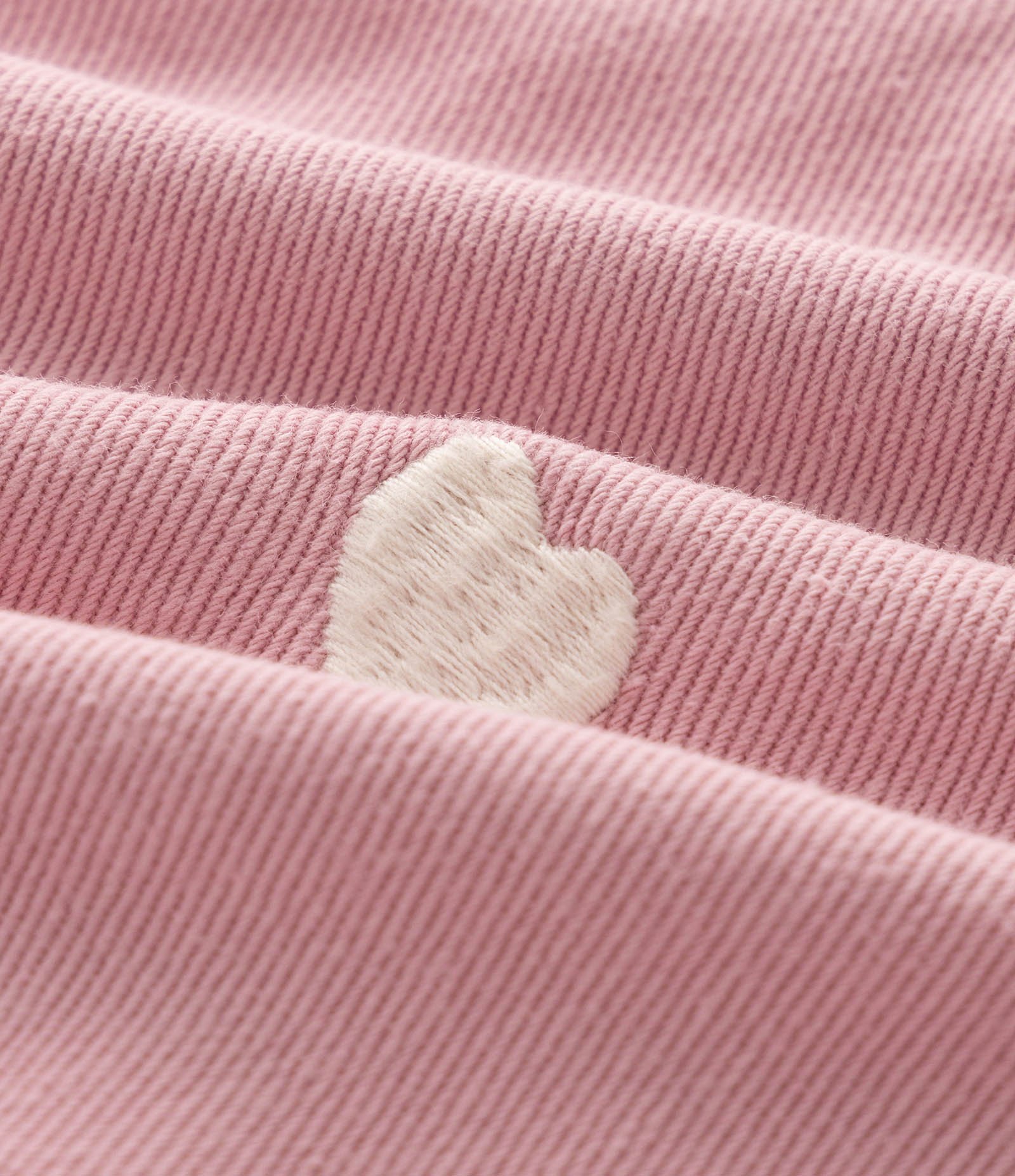 Short Infantil Em Algodão Com Estampa de coração - Tam 5 a 16 Anos Rosa 4
