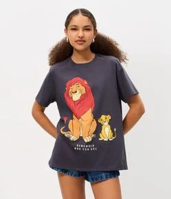 Camiseta com Estampa Rei Leão e Lettering Remember Who You Are