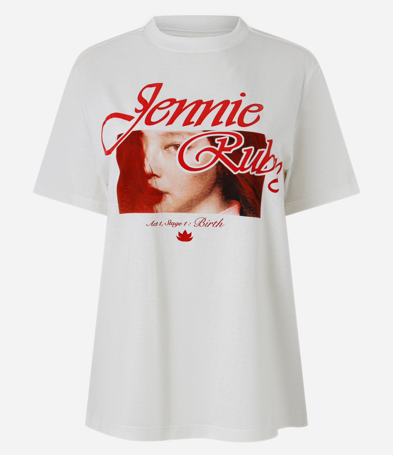 Camiseta com Estampa Jennie Ruby em Algodão Branco 5