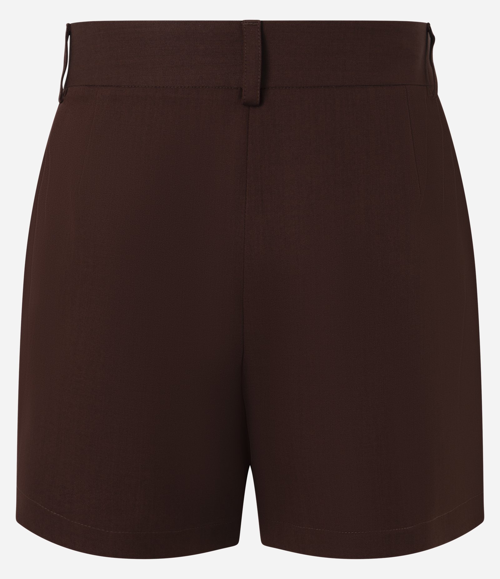 Short Alfaiatado com Pregas Marrom 8