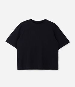 Blusa Boxy em Algodão Básica Curve & Plus Size
