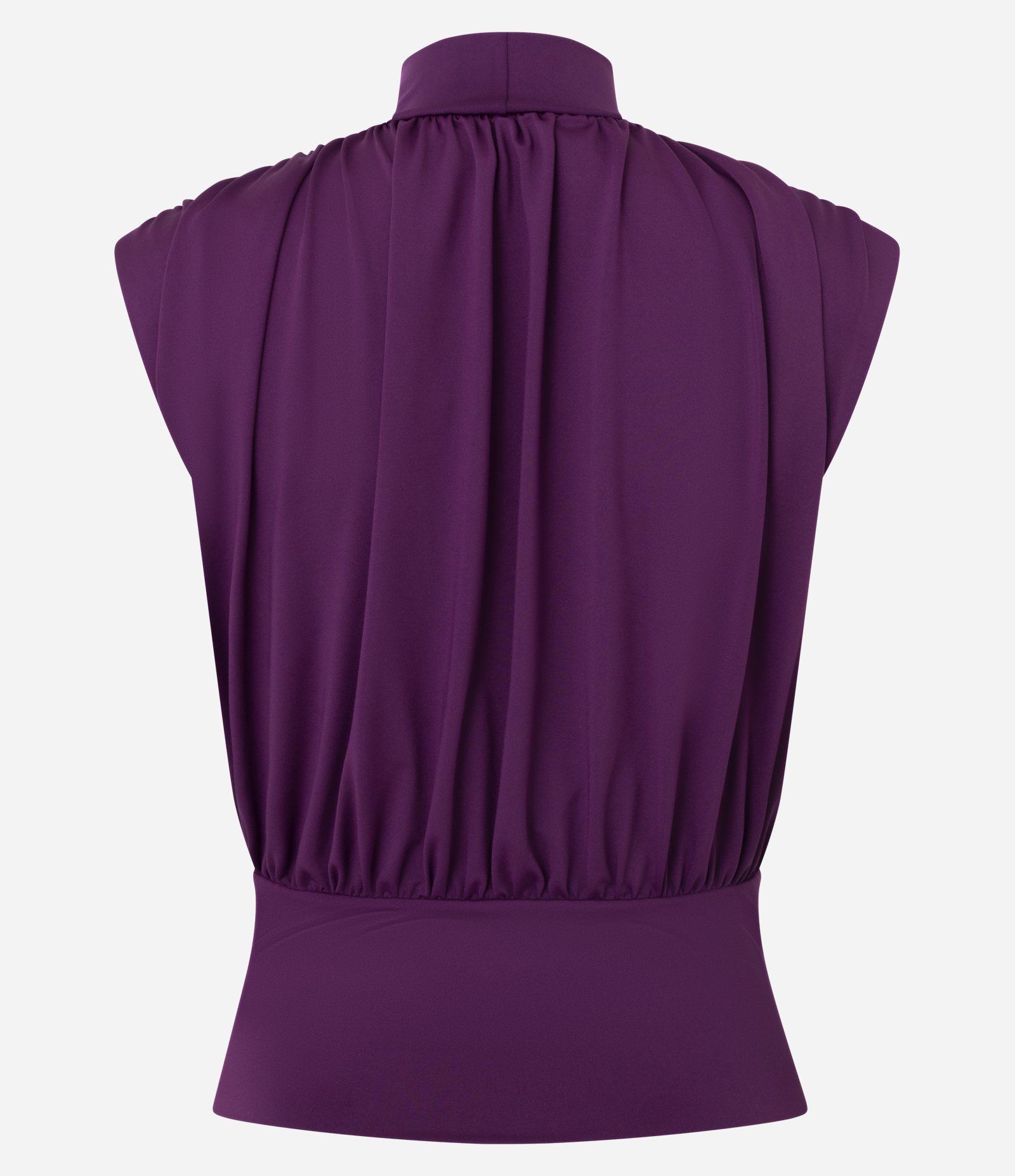 Blusa Sem Manga com Decote Canoa Roxo 6