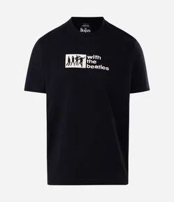 Camiseta Comfort em Algodao com Estampa The Beatles