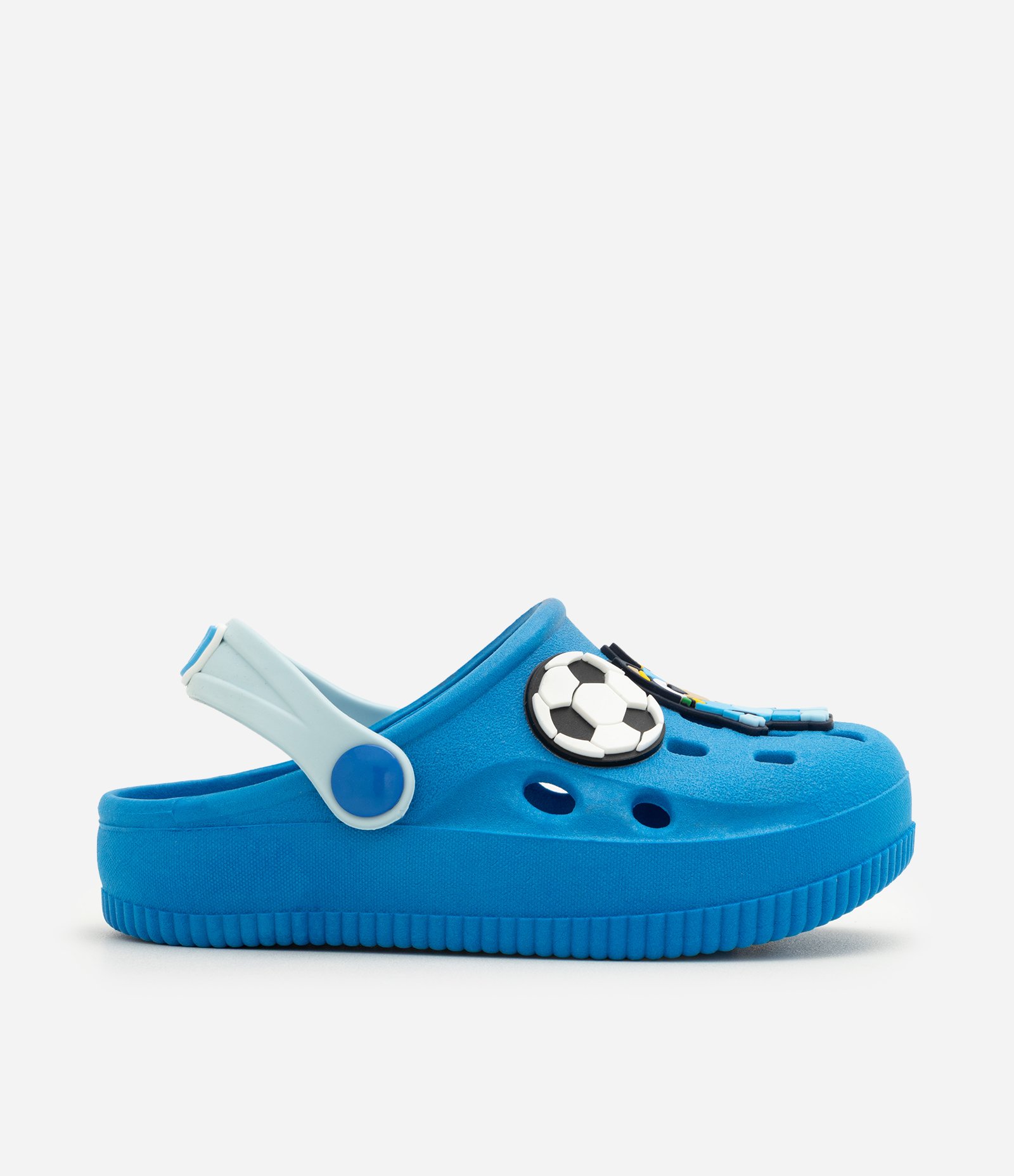 Sandália Infantil Babuche Bluey e Futebol - Tam 20 a 25 Azul 4