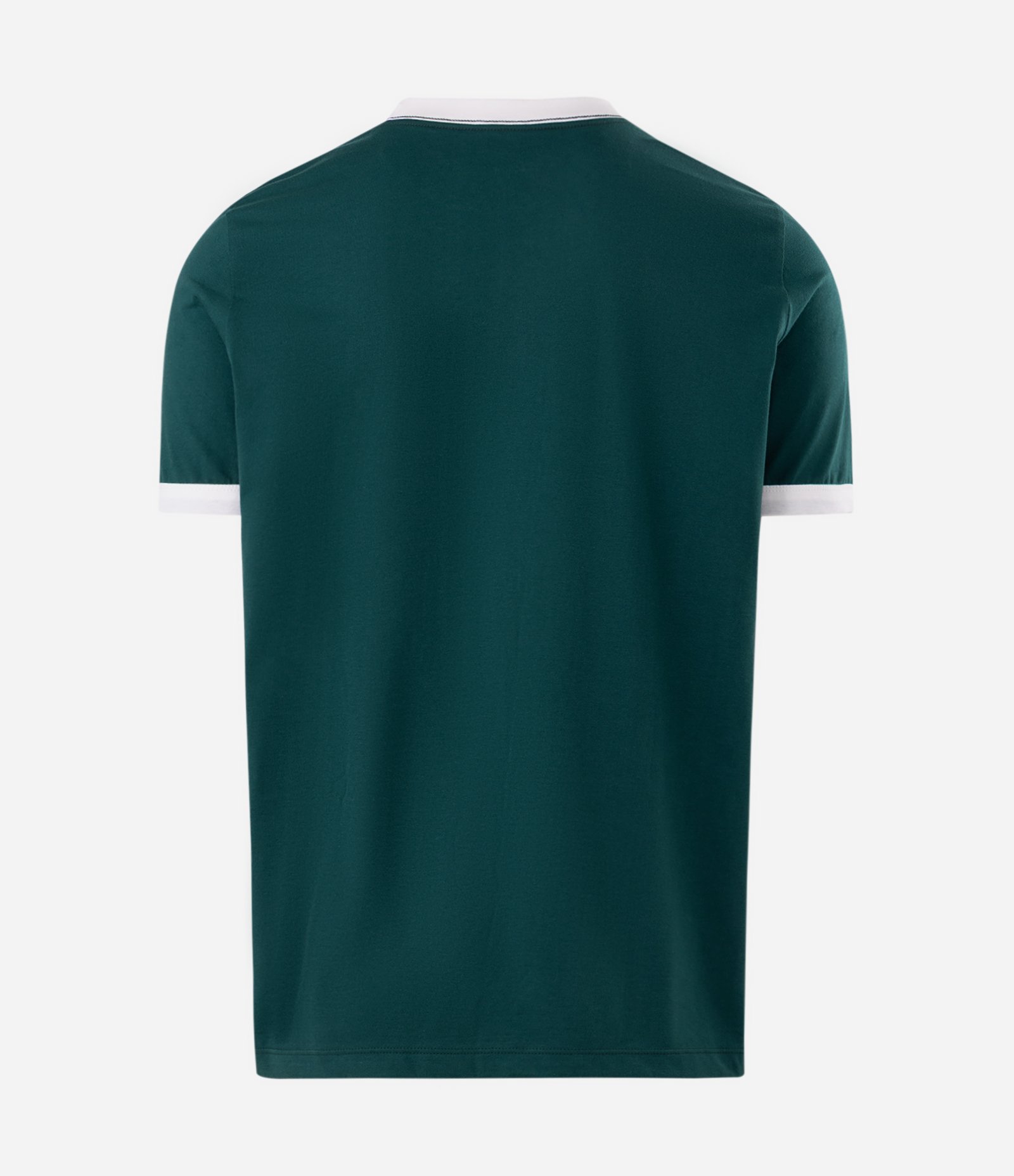 Camiseta Regular Algodão Ribana Contrastante Brasil Verde 6