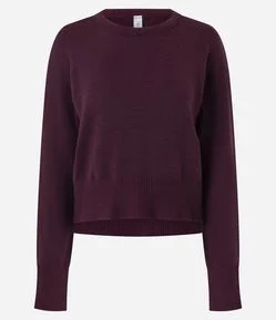 Suéter Oversized em Tricô