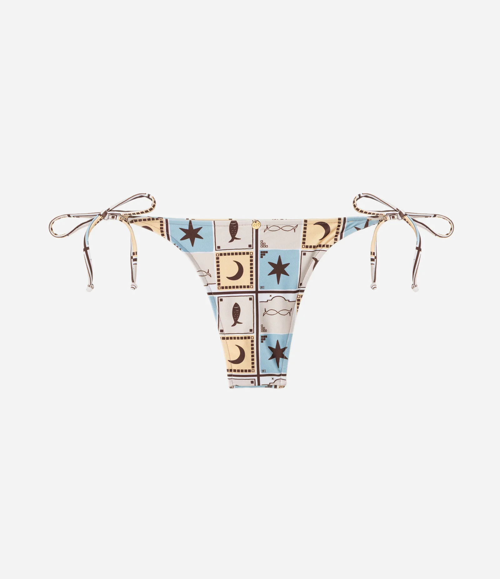 Biquíni Calcinha Lacinho com Estampa Estilo Patchwork Multicores 2